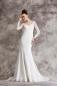 Preview: Langärmeliges Fit-and-Flare-Kleid mit Illusion-Back Illusion, Sabrina Ivory