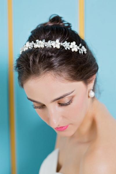 NEU Diadem/Tiara ZLP-3864D Silber/Gold