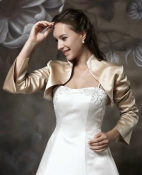 Bolero weiß,Ivory,Champagner,Schwarz