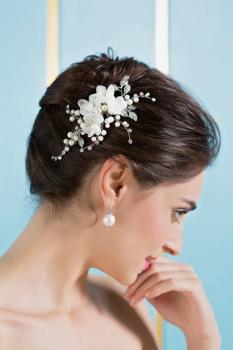 NEU Haargesteck mit Blumen ZPL-8628