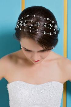 Neu Haardraht mit Strass ZPL-9167