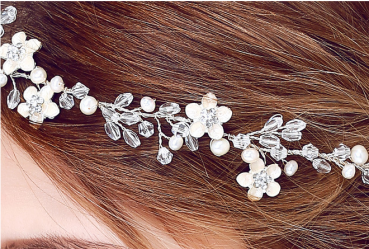 Neu Haardraht mit Strass ZPL-9176