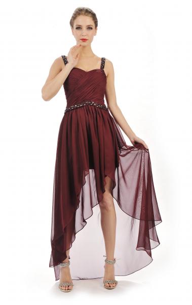 Abendkleid WD14138 in Bordeaux